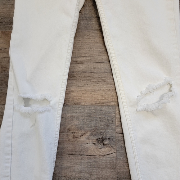 Free People 61855-16515125 Skinny Ankle  Distressed Ripped Stretch Jeans - Picture 4 of 12